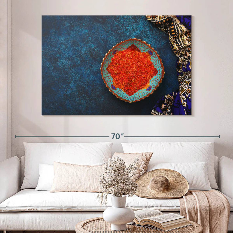 Yarlin Saffron Spice, 34'' H x 51'' W