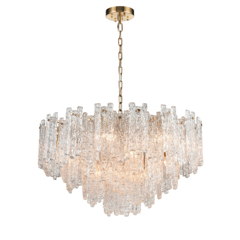 Aliveah - Light Brass Unique/Statement Pendant, 28cm H x 32.4cm W x 32.4cm D