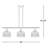 HamLake 3-Light Dimmable Island Linear Pendant-382519760-382519768-382519763