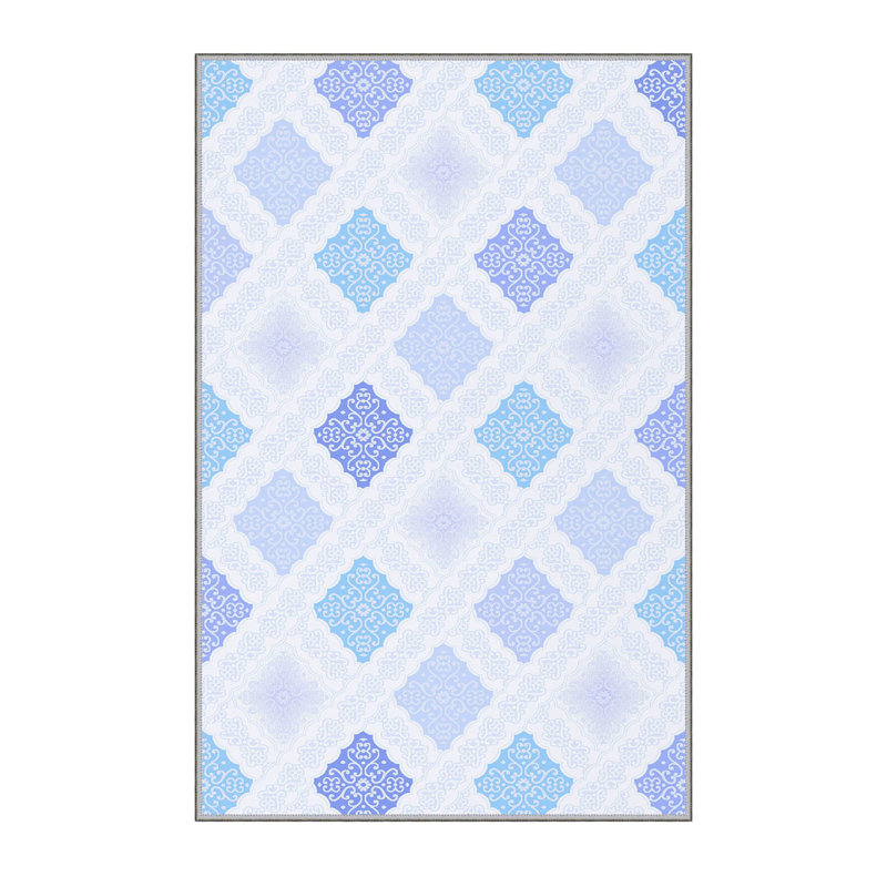 Antibacterial Hall Carpet, 3D Digital Printed, 3.3 x 4.9 ft | 100% Polyester, 0.3 in Pile Height, Non-Slip Underside, Machine Washable, Durable & Easy Care | Perfect for Living Room, Entryway & Home Décor