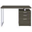 Bureau réversible à 3 tiroirs gris patiné-1198391817