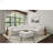 Ivory Square Upholstered Ottoman