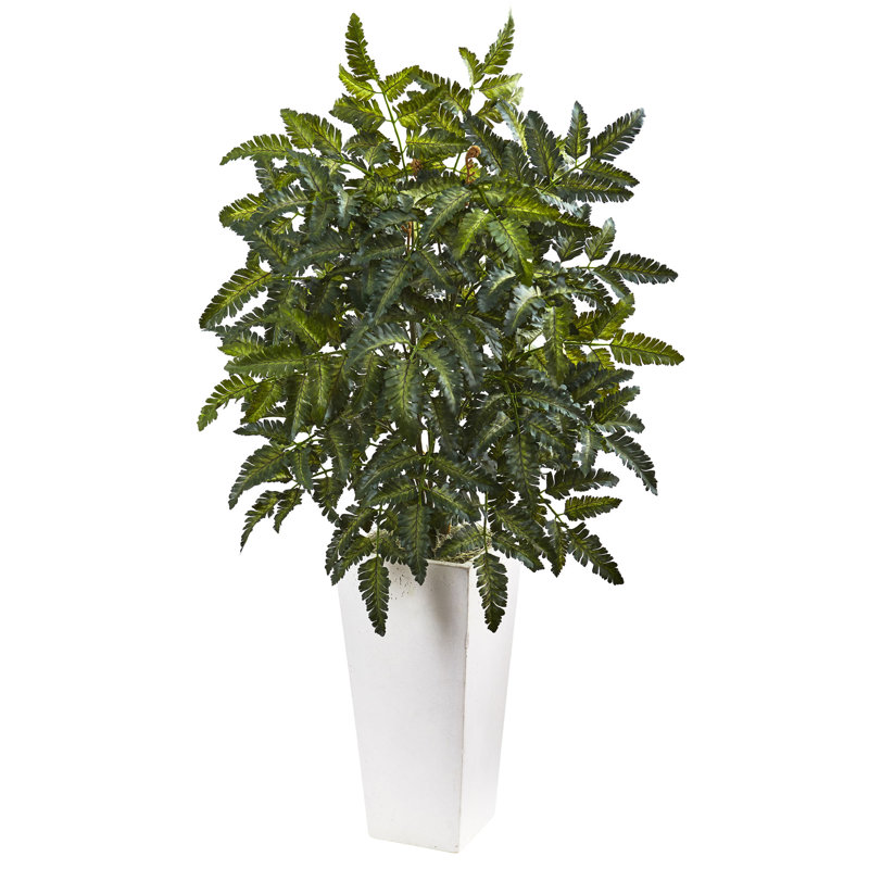Fougère artificielle 25 po en pot