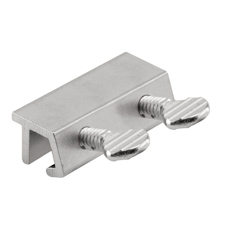 Serrure de porte coulissante Prime-Line, vis doubles, aluminium (paquet simple)