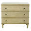3 Drawer 18" W Solid Wood Dresser