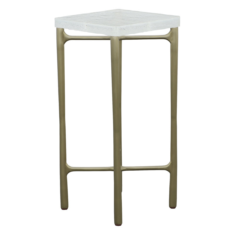 Libby Langdon Glass Top End Table