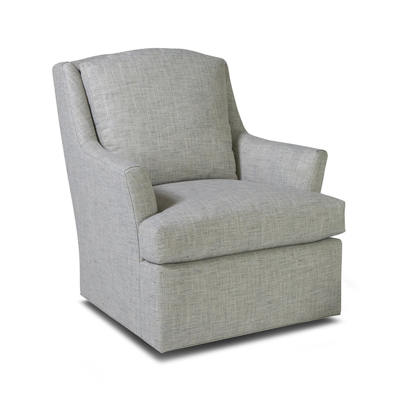 Jules Swivel Armchair, Silver Fox