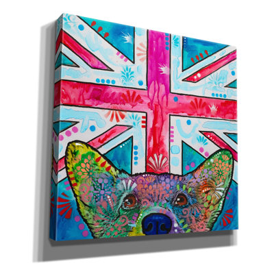 'For Corgi and Country' by Dean Russo, Canvas Wall Art