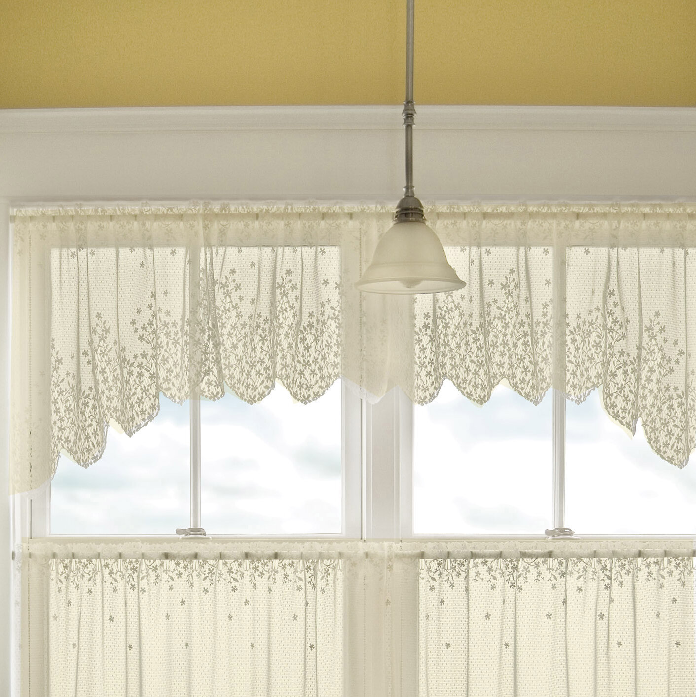 Eriah Floral Swag 60 Window Valance