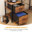 L-Shaped Metal Base Computer Desk