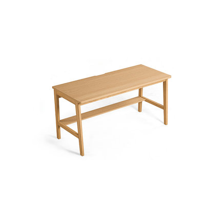 Burlywood Rectangular Solid + Manufactured Wood desks