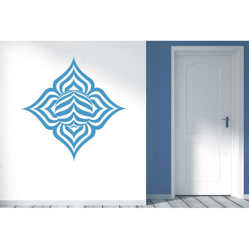 Abstract Wall Decal, Blue