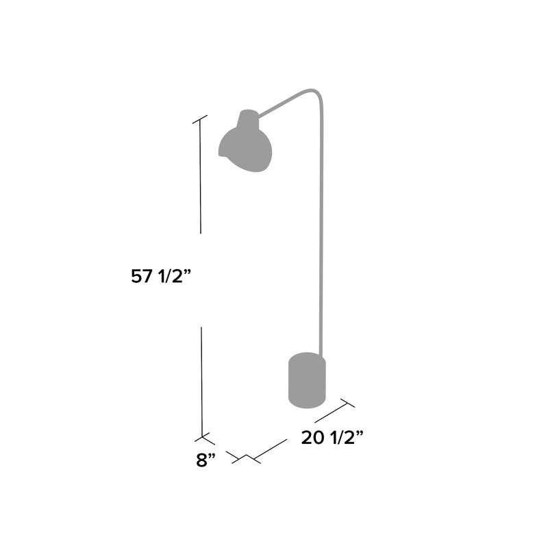 Toomsboro 57.5'' Floor Lamp