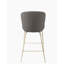 Ensemble de 2 tabourets en tissu et métal Modern