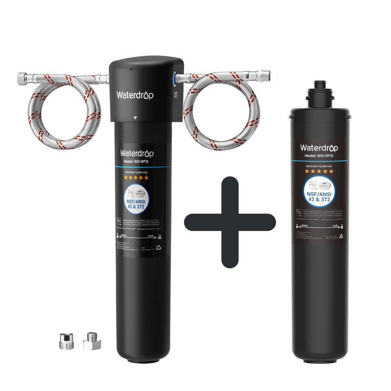 Waterdrop - Système de filtre à eau sous évier 15UA avec 1 filtre de remplacement RF15