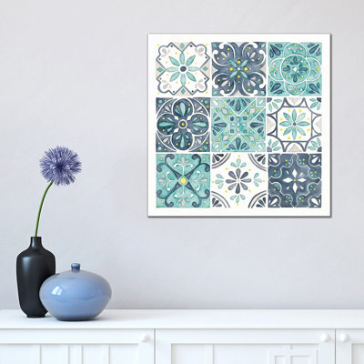 Garden Getaway Pattern I 1 Piece Wrapped Canvas Wall Art