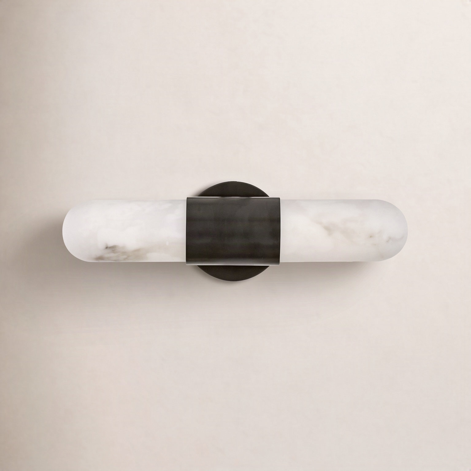 2 Light Frosted Dimmable LED Bath Bar, Black Oxide