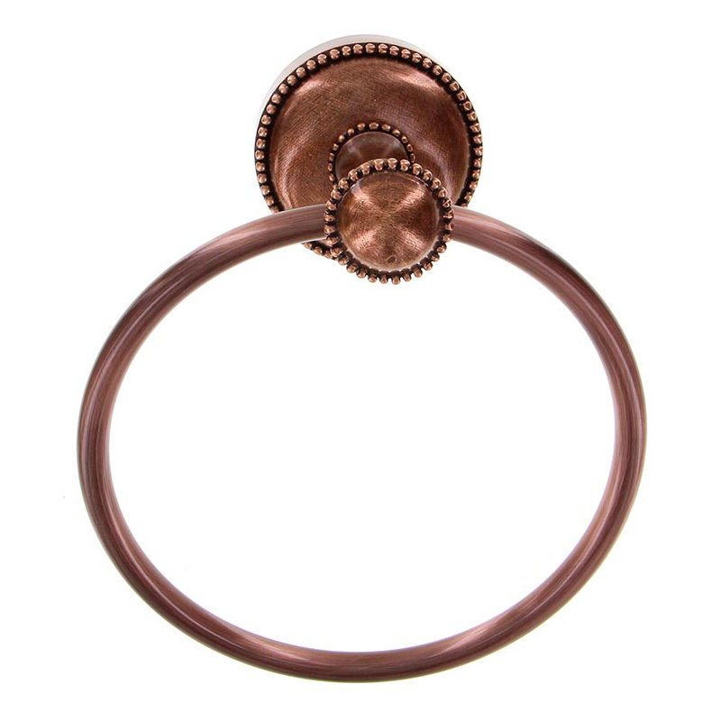 Sanzio Towel Ring, Antique Copper