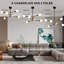 Lustre sphérique spoutnik à 6 lumières Cobina-1148275438