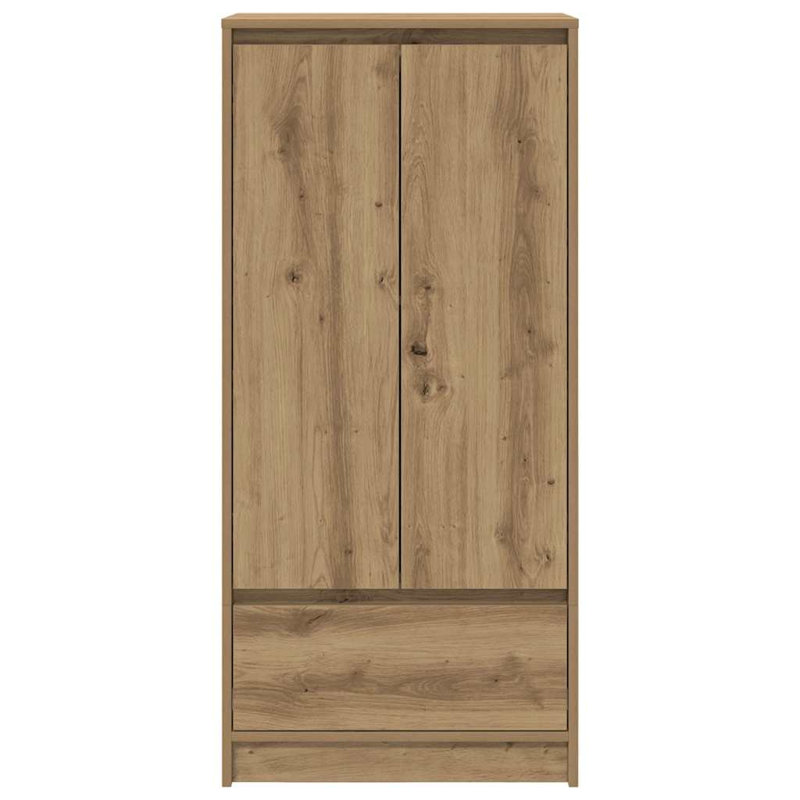 Cabinet With Drawer 55.5X34x119.5 Cm Engineered Wood, Artisan Oak