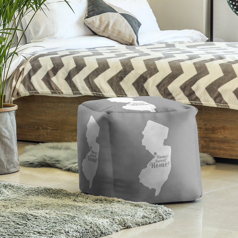 Repose-pieds à cubes trenton the home, Gris