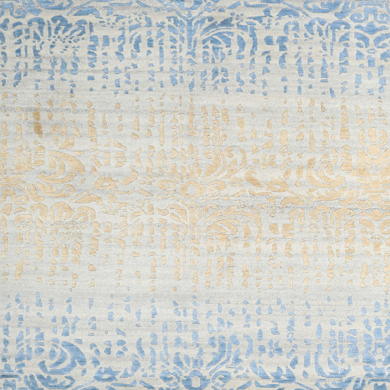 Abstract Indoor Rug, Square 6'