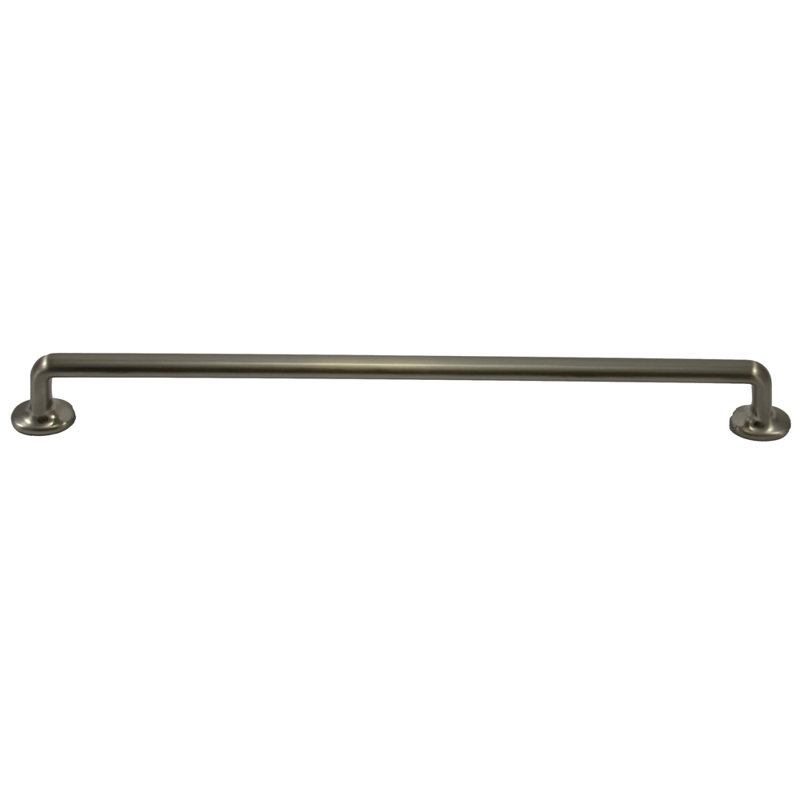Poignée barre 12 3/4 po Center to Center, Nickel satiné