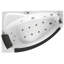 Baignoire tourbillon de coin arrondie 59 "x 39,4"-25300928