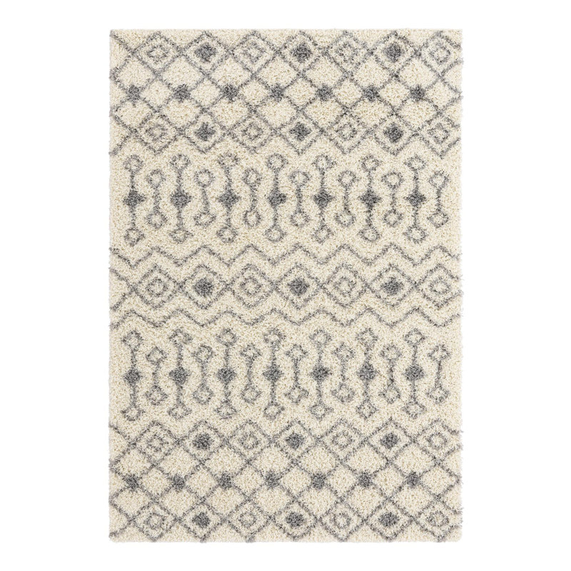 Birte Geometric Indoor Rug, Rectangle 6'1" x 9'