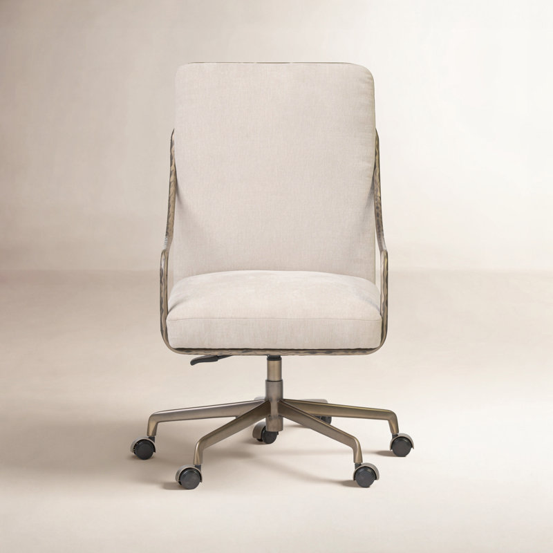 Alonzo Desk Chair-Blamont Cream, Blamont Cream