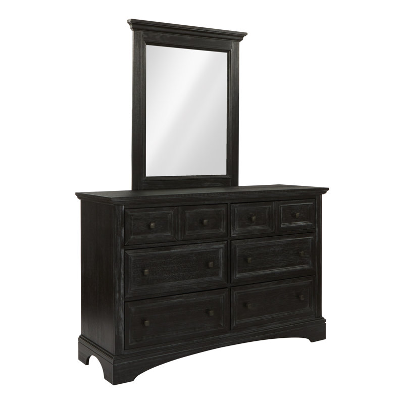Commode double 6 tiroirs avec miroir Barbagallo