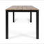 Table de salle à manger rectangulaire pour l'extérieur, table de patio en bois d'acacia de L 71 po, table bistro de ferme pour la cour, le jardin, le bord de la piscine, la terrasse