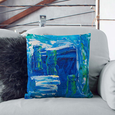 Abstract Square Cushion