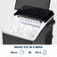 Machine à glaçons Koolatron, 26 lb / 24 heures, noire