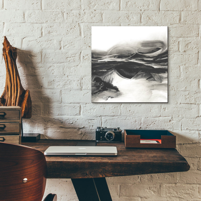  «Static Charge 1» par Ethan Harper, art mural en verre acrylique, 12 po x 12 po