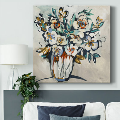 Finition joyeuse sur toile