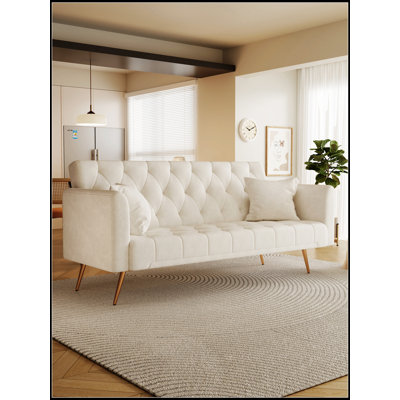Canapé-lit convertible double pliable, peu encombrant et confortable pour les maisons modernes
