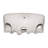 The Renovators Supply Inc. 9'' Gloss Vitreous China Rectangular Bathroom Sink with Faucet and Overflow