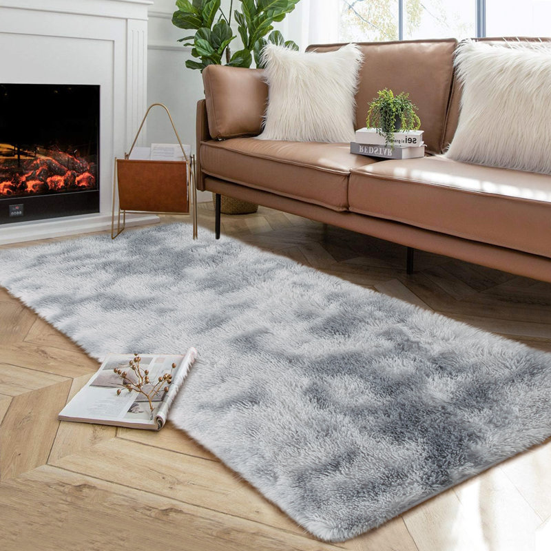 Tapis à poils longs Kymori, Tapis de couloir 2 pi x 6 pi