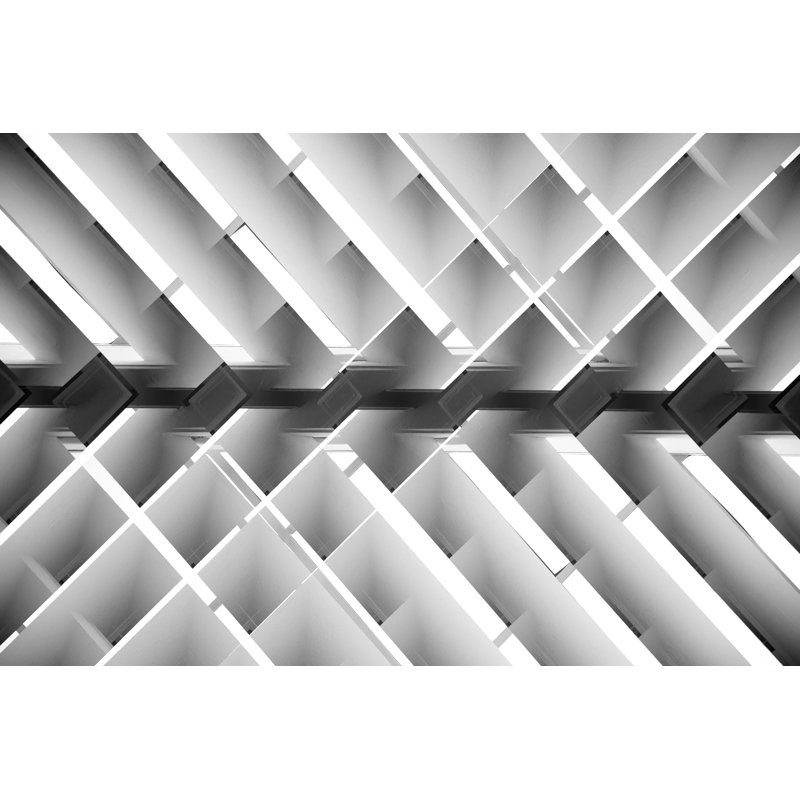 Epes noir et blanc par Goetten, H 12 po x l 18 po