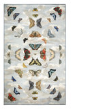Mirrored Butterflies Sky Large Rug