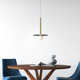 Single Light Metal Dimmable LED Pendant