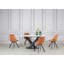 Judsonia Stone Top Metal Base Dining Table