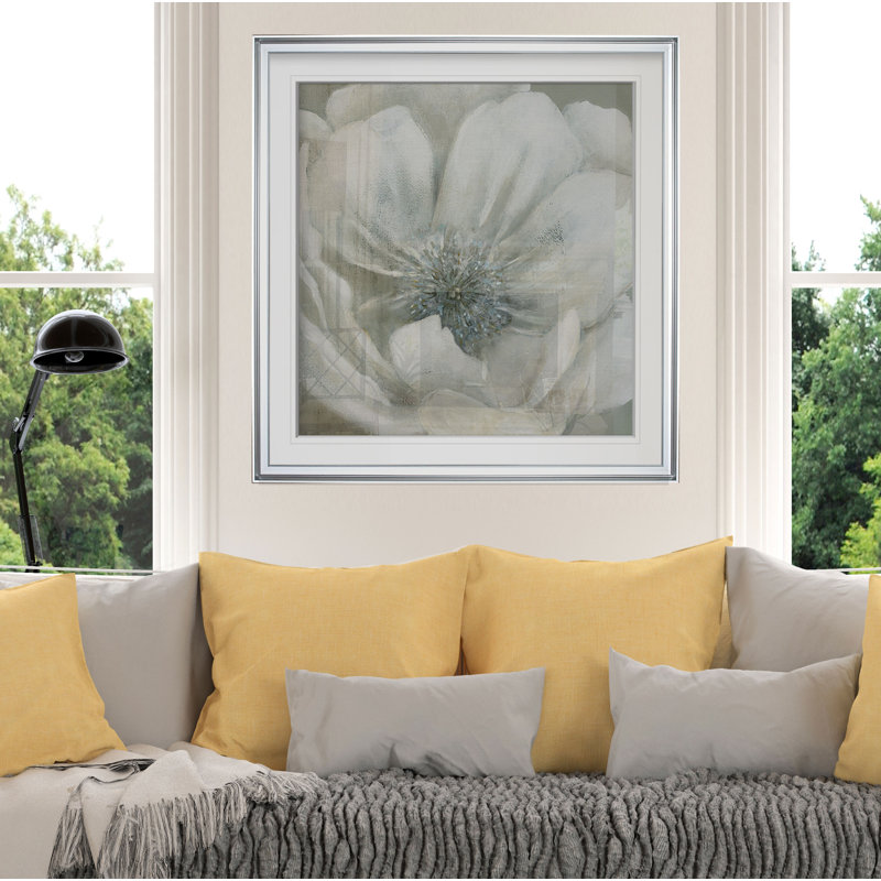 Opalescence I - reproduction de photo encadrée, H 16 po x l 16 po x P 2 po, Cadre argenté