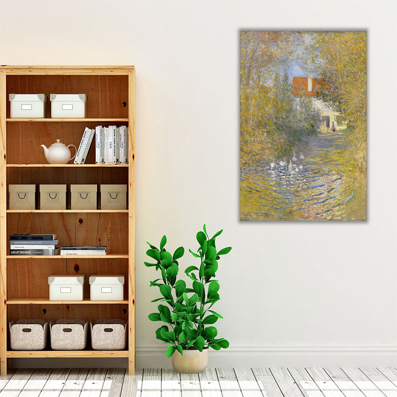 Les oies, 1874, reproduction d'art sur toile, H 48 po x l 32 po
