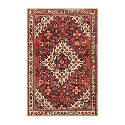 Tapis oriental marron / noir / crème