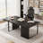 60-inch Executive Desk With 2" Thick Desktop And Built-in Power Outlet-1694175804