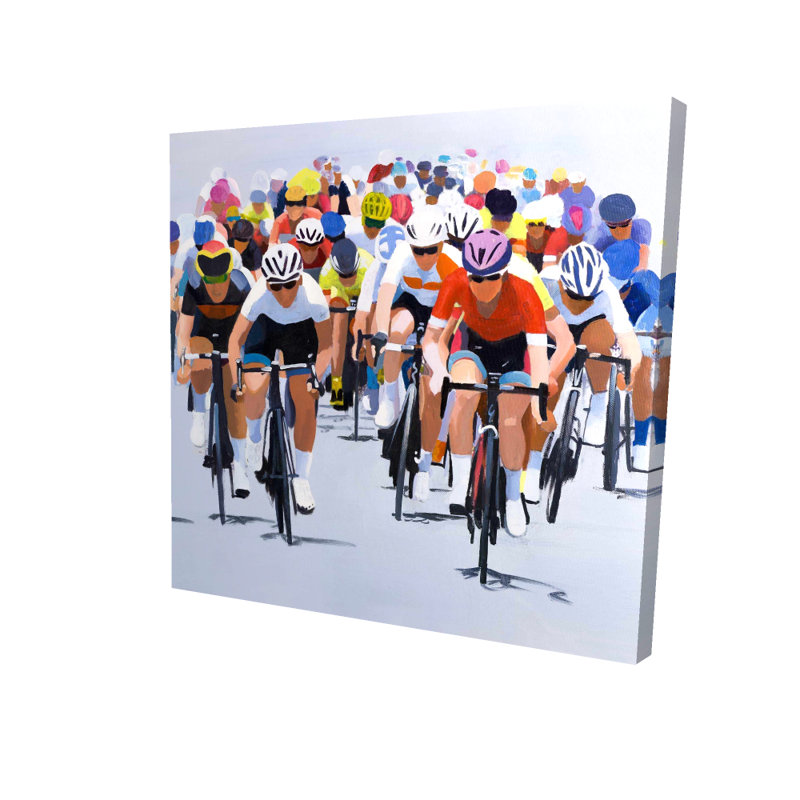 " Cycling Competition " Watercolor Print