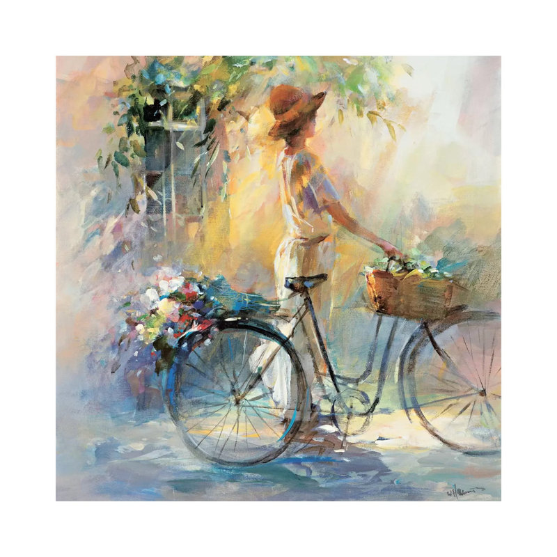 Go For A Ride by Willem Haenraets - Wrapped Canvas Print, 30.48 cm H x 30.48 cm W