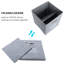 Boîte de rangement pliable en tissu